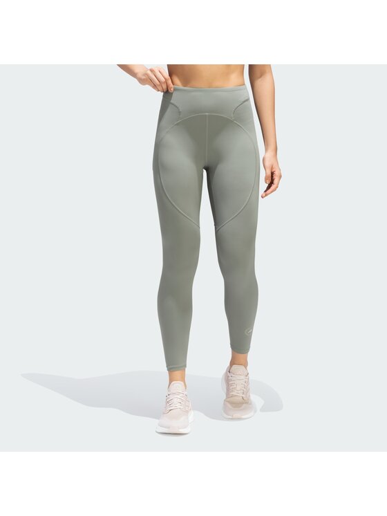 adidas by Stella McCartney adidas by Stella McCartney Legginsy By Stella McCartney Training 7/8 Leggings Zielony Fitted Fit