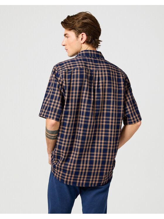 Wrangler Wrangler Camicia SS 1 PKT SHIRT RAW Multicolore Regular Fit
