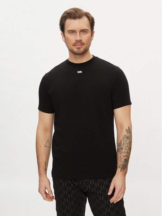 KARL LAGERFELD KARL LAGERFELD T-Shirt 755034 542221 Schwarz Regular Fit