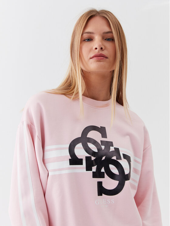Guess Guess Світшот V3YQ17 KBV71 Рожевий Regular Fit