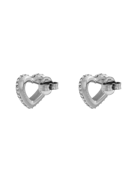Guess Guess Schmuckset Halskette und Ohrringe JUBS05 076JW Silberfarben