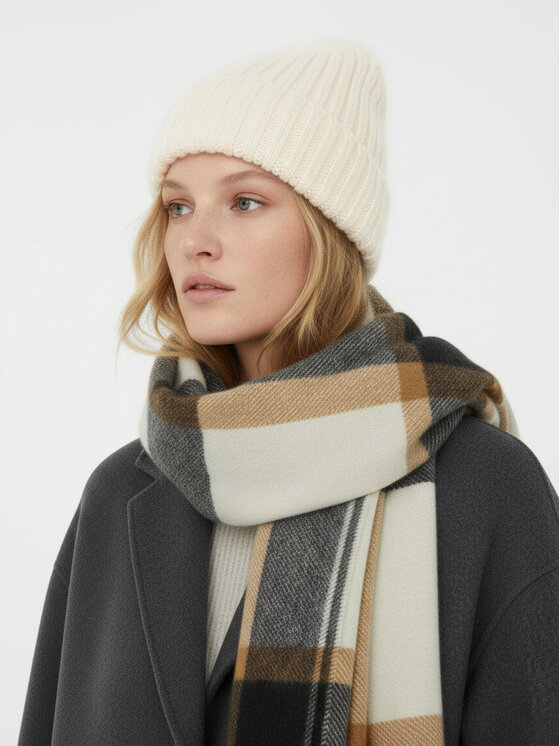 Nine West Nine West Mütze CEO-NW-W3-006-AW25 Écru