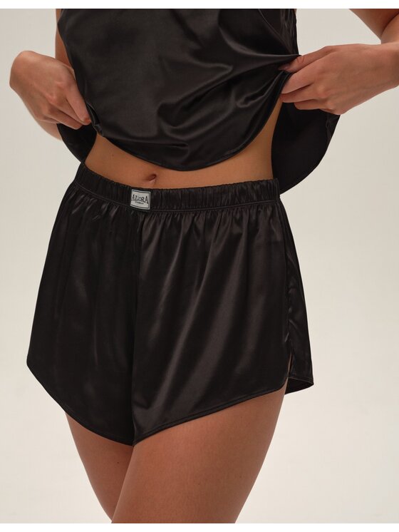 Esotiq Esotiq Piżama 42242 Czarny Regular Fit