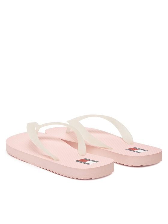 Tommy Jeans Tommy Jeans Japonki Tjw Logo Flip Flop EN0EN02447 Różowy