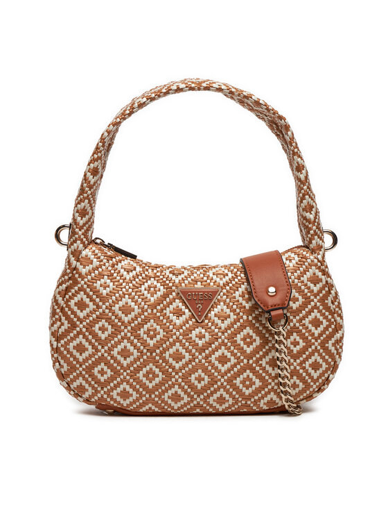 Guess Guess Дамска чанта Rianee Hobo HWWR92 28020 Кафяв