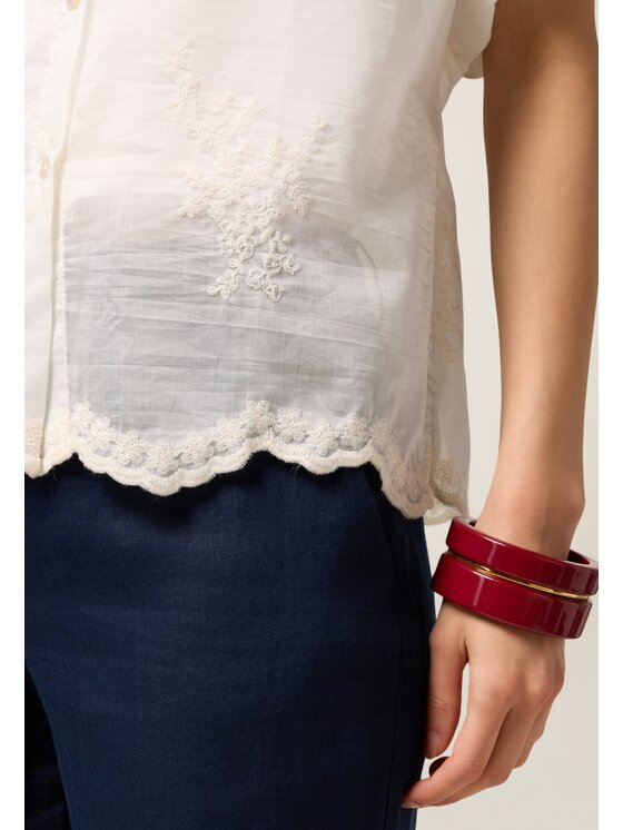 Oltre Oltre Camicia 5007J000825N011 Bianco Regular Fit