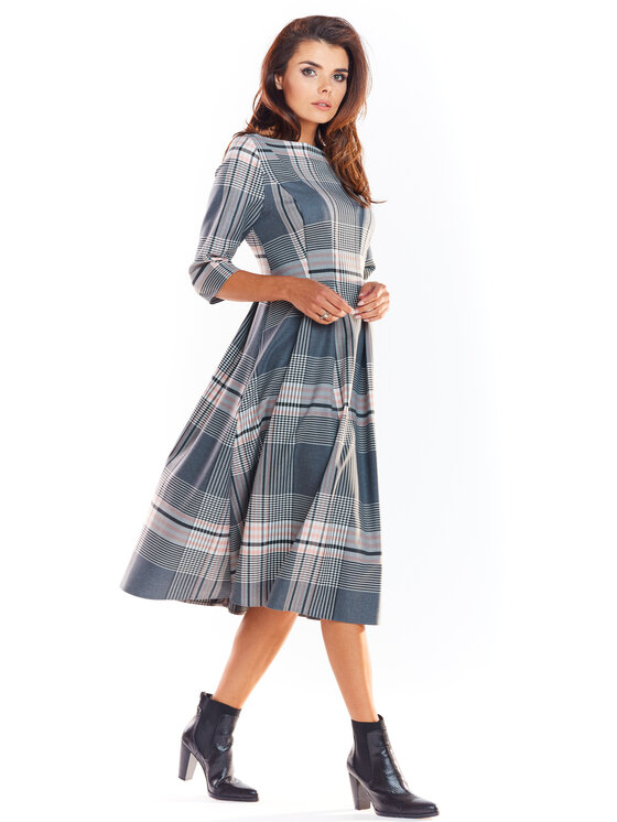 Awama Awama Vestito da giorno A334 Multicolore Basic Fit