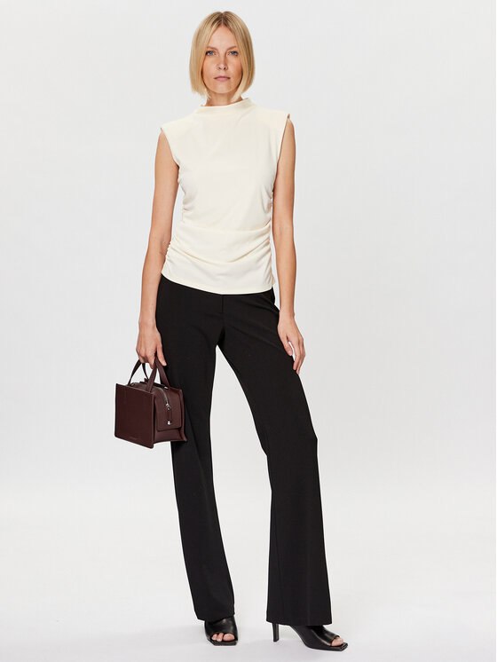 DKNY DKNY топ P3AH7QKR Екрю Regular Fit