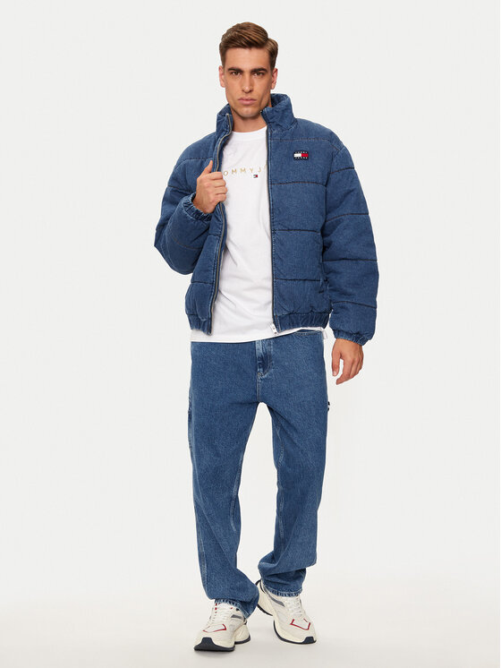 Tommy Jeans Tommy Jeans Kurtka zimowa DM0DM20438 Niebieski Regular Fit