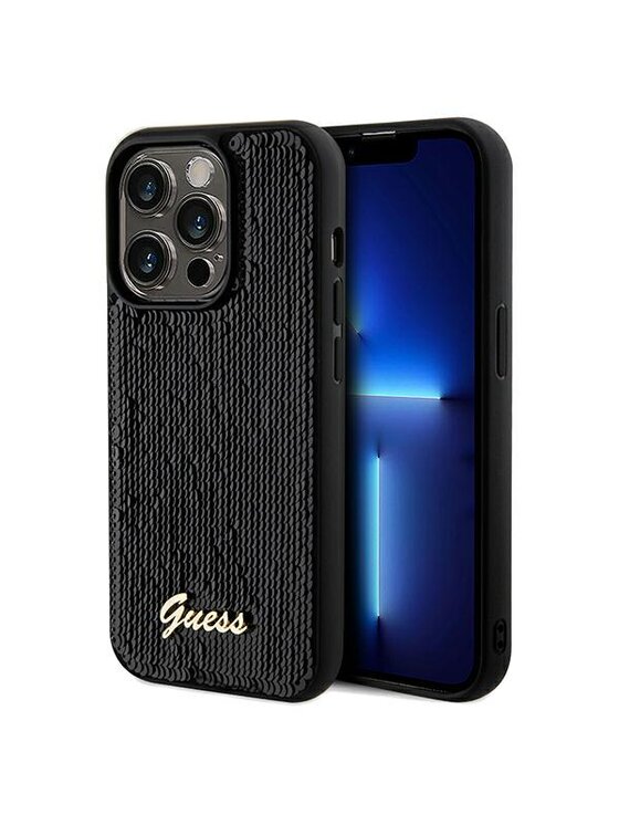Etui na telefon Guess, Czarne, iPhone 14 Pro Max