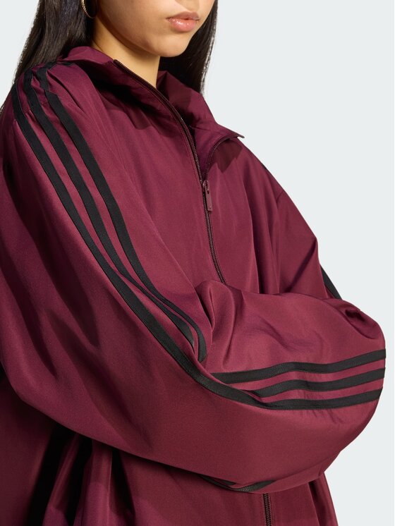 adidas adidas Bluza FIREBIRD ADILENIUM Bordowy Regular Fit