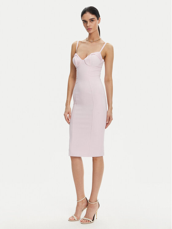 Elisabetta Franchi Elisabetta Franchi Koktejlové šaty AB-702-51E2 Fialová Regular Fit