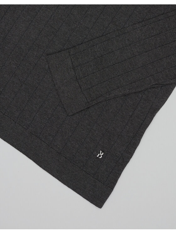 Borgio Borgio Sweter pastrengo Szary Slim Fit