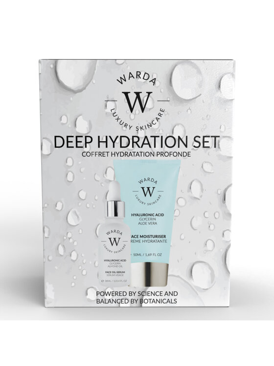 Warda Skincare Warda Skincare Zestaw upominkowy DEEP HYDRATION (serum olejkowe + krem ​​nawilżający) Serum