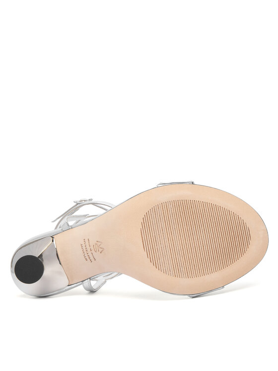 Stuart Weitzman Stuart Weitzman Sandales Naudistini Wrap 100 SM911 Sudraba