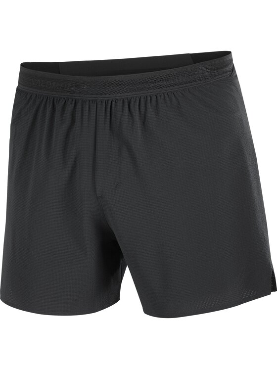 Salomon Salomon Szorty sportowe SENSE AERO STOW 5" Czarny Slim Fit