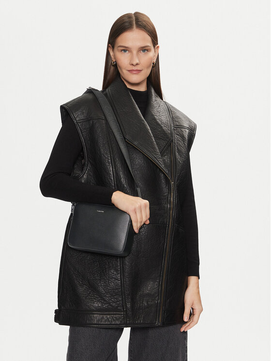 Calvin Klein Calvin Klein Borsetta Ck Must Small Camera Bag_Caviar K60K613084 Nero