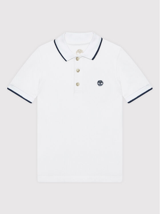 Timberland Timberland Polo marškinėliai T25P21 S Balta Regular Fit