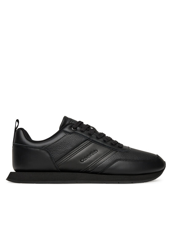 Calvin Klein Sneakers Low Prof Runn Laceup Tape HM0HM01897 Nero, taglia : 43