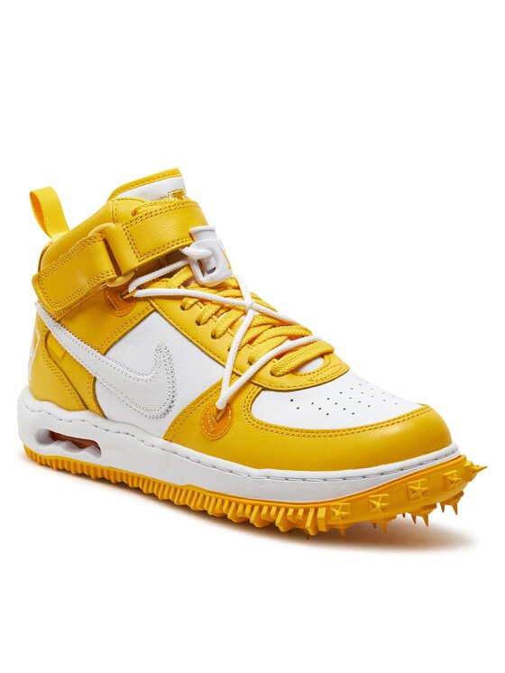 Nike Sneakers Air Force 1 Mid Sp Lthr DR0500 101 Jaune Modivo