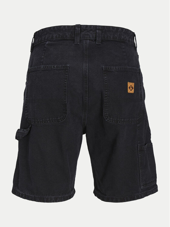 Jack&Jones Jack&Jones Pantaloni scurți de blugi Jjitony 12252814 Negru Loose Fit