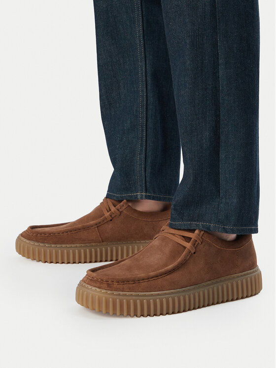 Clarks Clarks Félcipő Torhill Lo 26187376 Barna