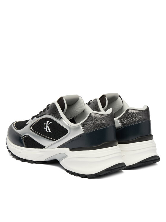 Calvin Klein Calvin Klein Sportcipők Hike Runner Laceup Mesh Mix Met YM0YM01402 Fekete