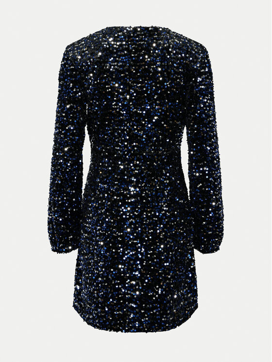 Pieces Pieces Kokteilinė suknelė 17133626 Juoda Slim Fit