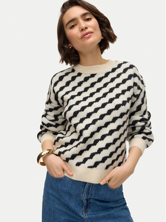 Vero Moda Vero Moda Pulover Lara 10310862 Bej Regular Fit