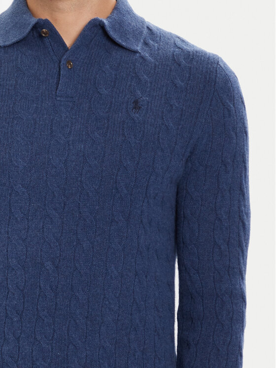 Polo Ralph Lauren Polo Ralph Lauren Sweter 710974165003 Granatowy Regular Fit