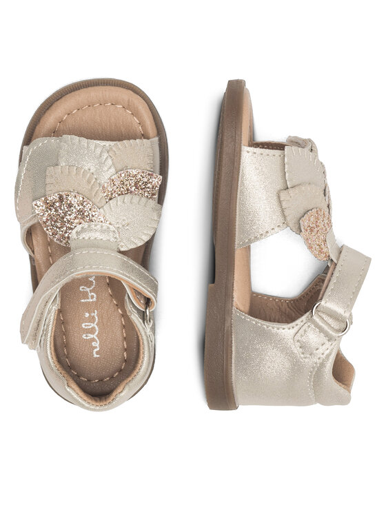 Nelli Blu Nelli Blu Sandalen CM220612-4 Goldfarben