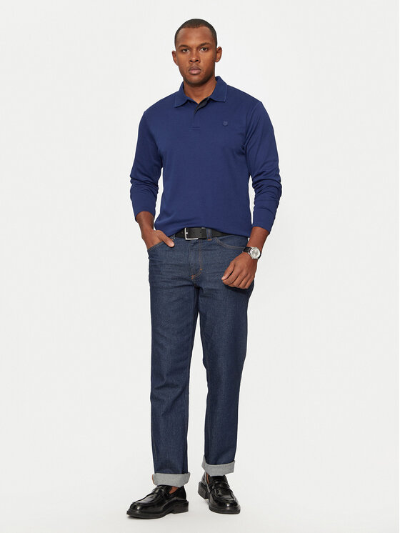 Jack & Jones Jack & Jones Polo Crodney 12259645 Niebieski Regular Fit