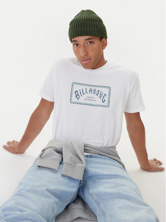 Billabong Billabong Majica Arch Frame EBYZT00341 Bela Regular Fit