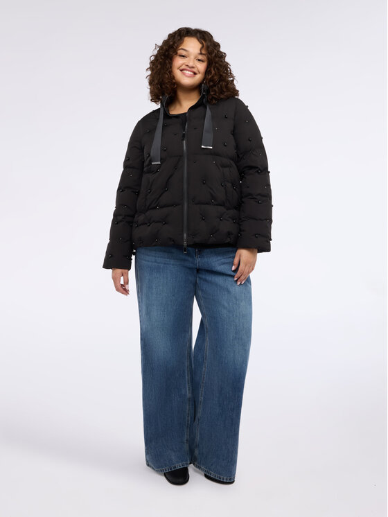 Fiorella Rubino Fiorella Rubino Giubbotto piumino F465T001366N033 Nero Regular Fit