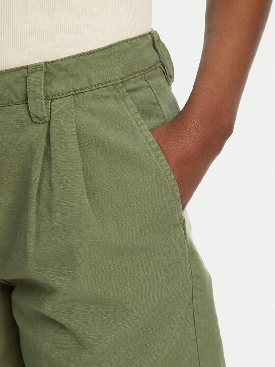 Robe di Kappa Robe di Kappa Stoffshorts Yvonne Light Linnen 62124LW Grün Regular Fit