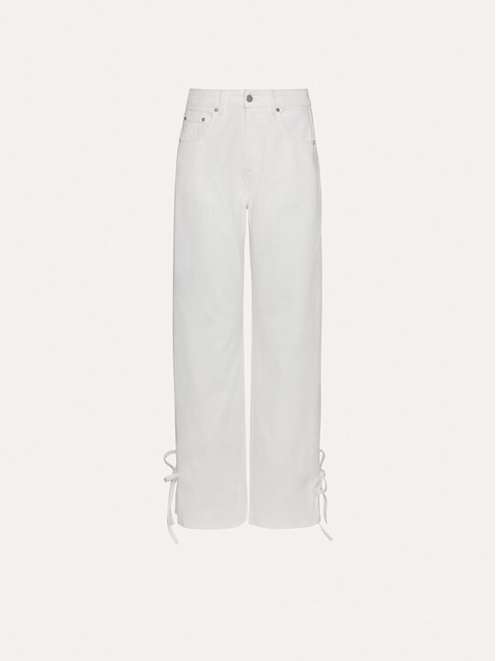 La Mania La Mania Jeansy HORIZON Bílá Basic Fit