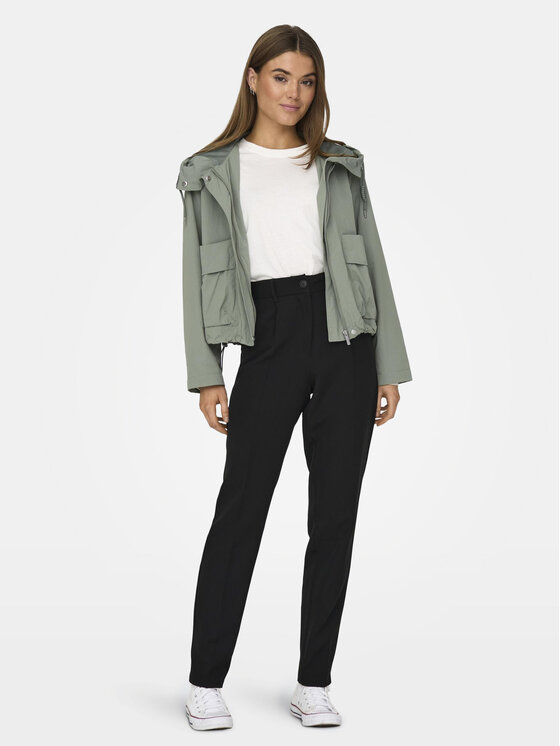 ONLY ONLY Demisezoninė striukė Mamba 15308621 Žalia Regular Fit