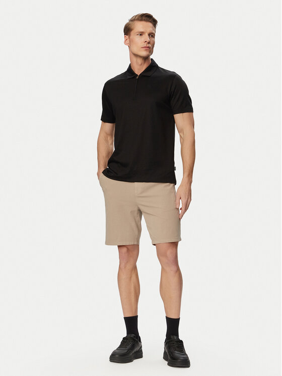 BOSS BOSS Шорти з тканини H-Kane1 50555235 Бежевий Modern Fit