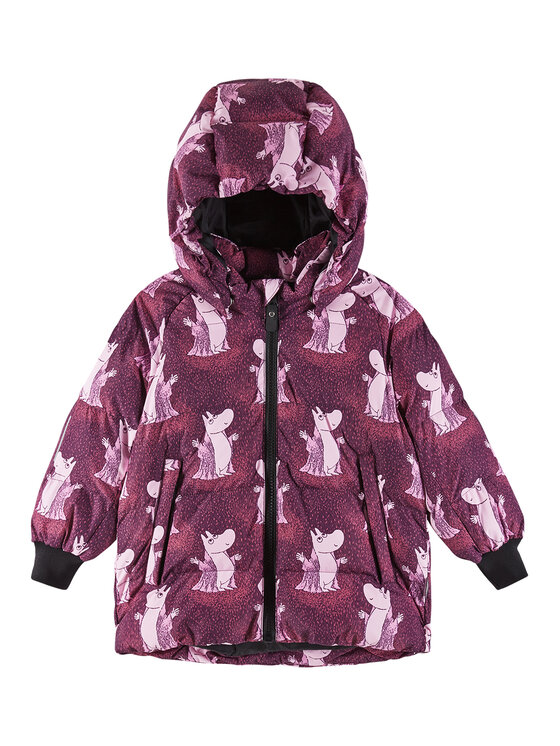 Reima Reima Μπουφάν χειμωνιάτικο Moomin Lykta 5100013B Μωβ Regular Fit