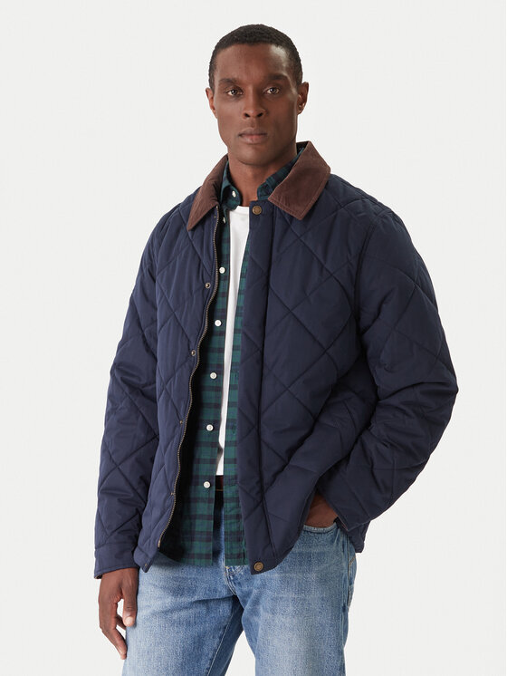 Hunter Hunter Bunda pro přechodné období Ardwell HARM0003252 Tmavomodrá Regular Fit