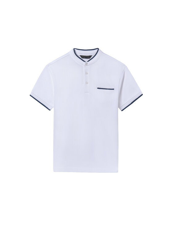 Mayoral Tricou polo 6163 Alb Regular Fit