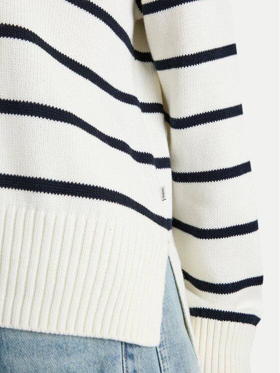 Guess Jeans Guess Jeans Džemper W5BR03 Z3HM1 Écru Relaxed Fit