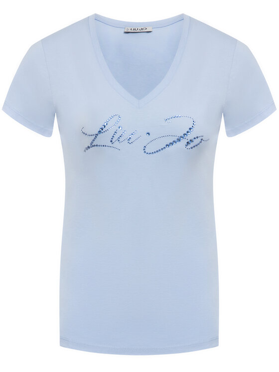 Liu Jo Liu Jo T-Shirt WA0324 J5703 Blau Regular Fit