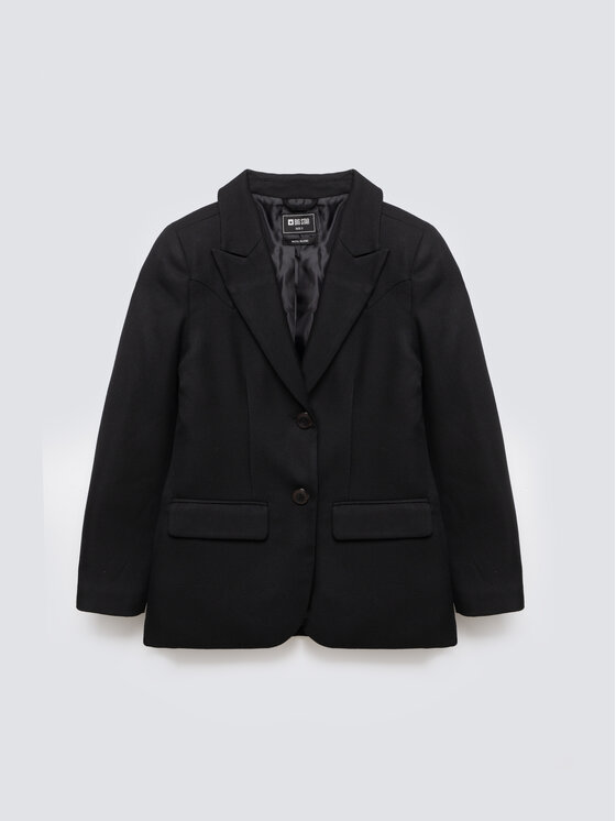 BIG STAR BIG STAR Marynarka EMISA Czarny Slim Fit