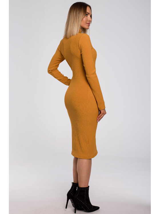 Made of Emotion Made of Emotion Vestito di maglia M542 Giallo