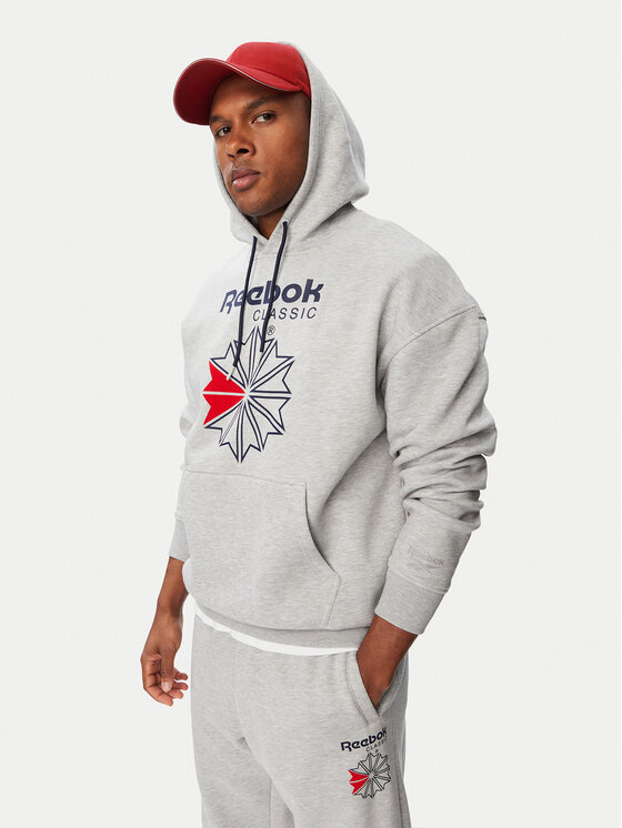Reebok Reebok Sweatshirt Hainrich RK25734CCM Hellgrau Regular Fit