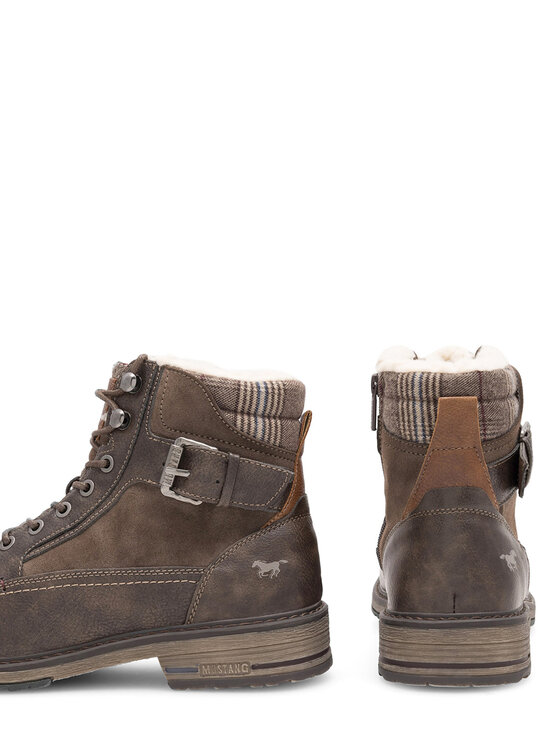 Mustang Mustang Schnürschuhe 4157-605 Braun
