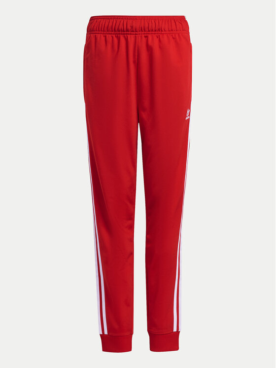 adidas adidas Teplákové kalhoty adicolor SST IX7631 Červená Regular Fit