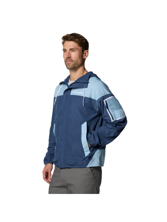 Columbia Columbia Kurtka przejściowa Columbia Challenger II Windbreaker Jacket Granatowy Regular Fit