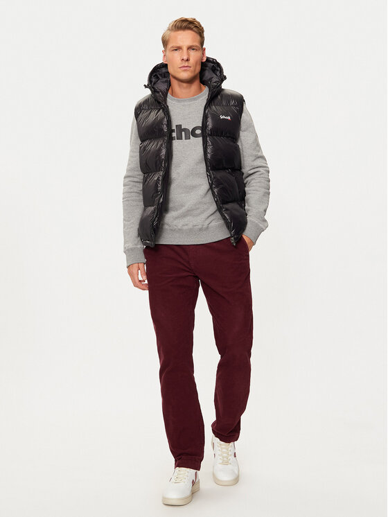 Schott NYC Schott NYC Prsluk UTAHV Crna Regular Fit